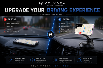 Velvora 360° Vacuum Magnetic Phone Holder