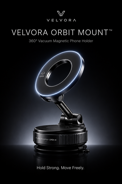 Velvora 360° Vacuum Magnetic Phone Holder