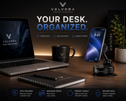 Velvora 360° Vacuum Magnetic Phone Holder