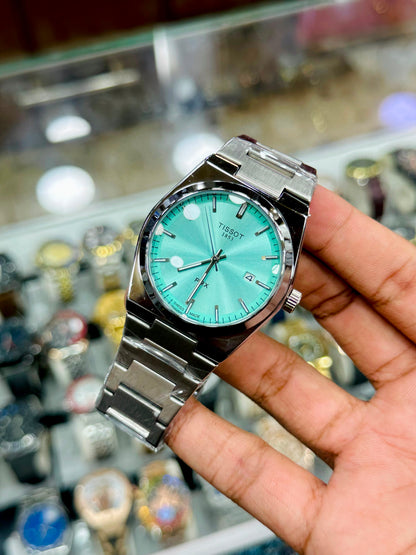 Tissot PRX Semi-Automatic Tiffany Blue Dial
