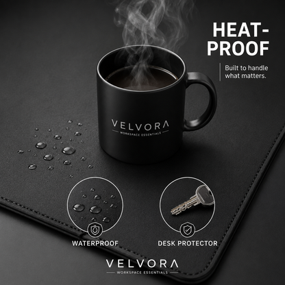 Velvora Signature Desk Mat